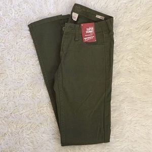 NWT Arizona Army Green Jeans